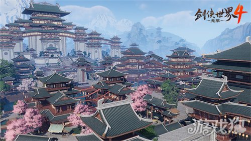 国风雅韵!《剑侠世界4:无限》高度还原东方建筑之美 国风雅韵!《剑侠世界4:无限》高度还原东方建筑之美