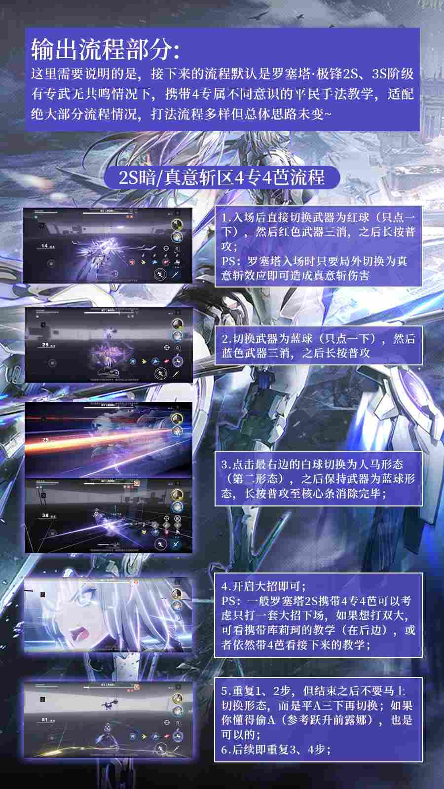 战双帕弥什【战双实战论16】罗塞塔•极锋角色攻略一图流